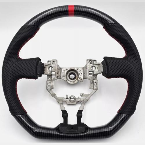 Hydro-Dip Carbon Fiber Black Steering Wheel for 2013-2016 SCION FR-S BRZ