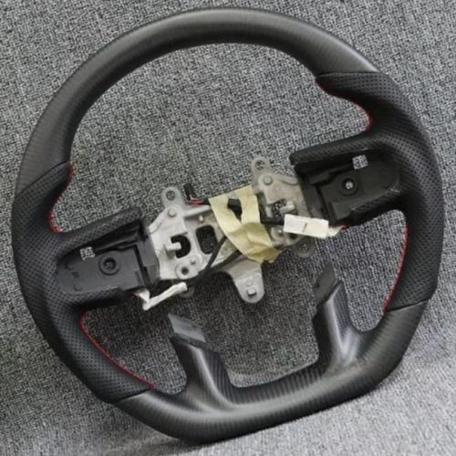 Matte Carbon Fiber Steering Wheel w/Heated Fits For RAM TRX 19-24