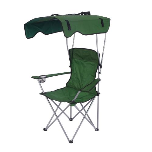 Metal & Oxford Outdoor Foldable Chair portable & sun protection PC