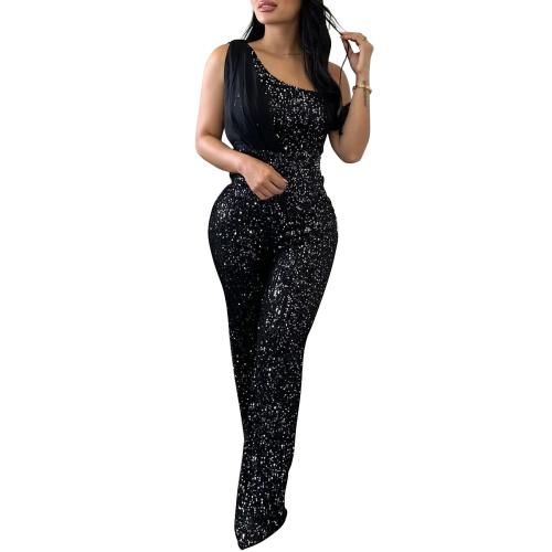 Spandex & Polyester Long Jumpsuit,  Stück