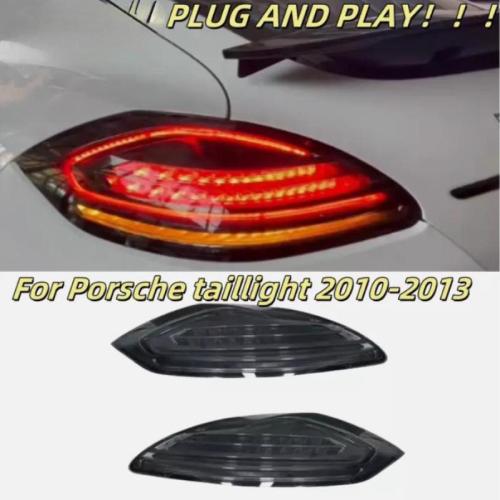 Tail light For Porsche Panamera 970.1 LED 2010-2013 One Pair （Somked Black）