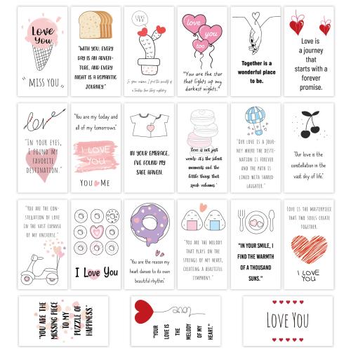 Paper DIY 3D Manual Greeting Cards mixed pattern white Set