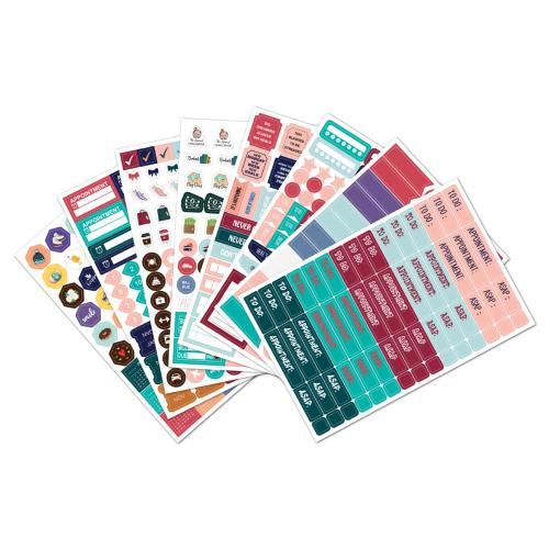 Koperpapier & Lijmlabelpapier Stickerpapier gemengd patroon Instellen