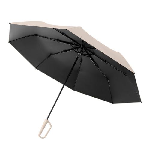 Three-fold ring buckle umbrella Sunny rain dual-use sunscreen UV folding umbrella