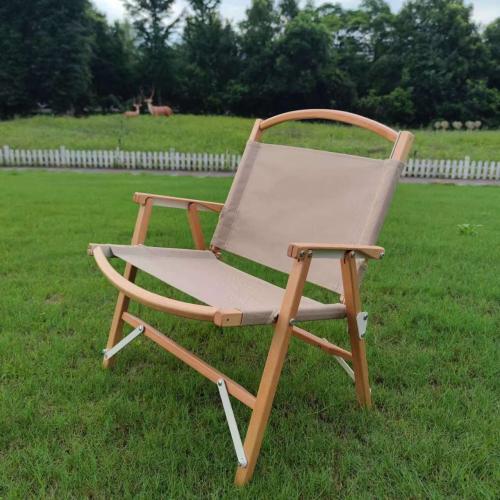 Beech Chair Folding Chair Outdoor Courtyard Camping Picnic Portable Wood Chair