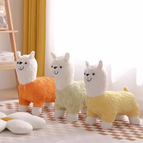 Alpaca stool children's animal stool cartoon home decoration shoe changing stool