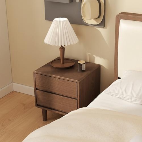 Solid Wood bedside table simple modern bedroom storage cabinet