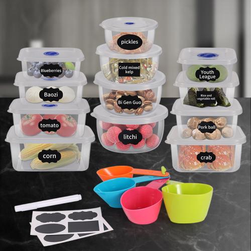 Hot Sale Transparent PP Fresh-keeping Box Refrigerator Storage Box 