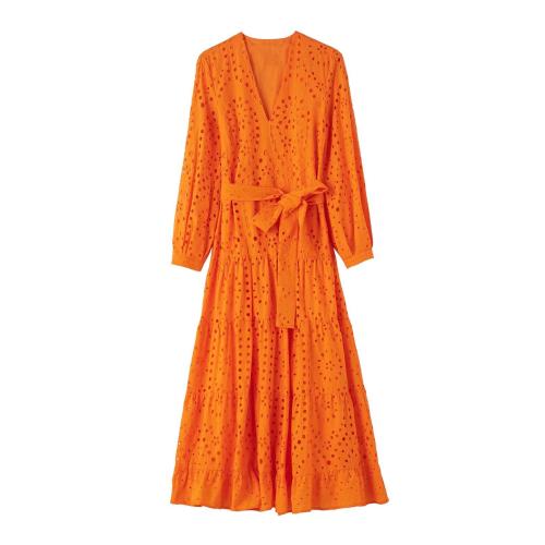 Coton Robe d’une seule pièce Orange pièce