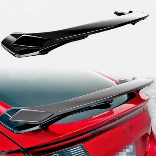 FOR 2022-2025 HONDA CIVIC HATCHBACK GLOSS BLACK REAR TRUNK SPOILER WING