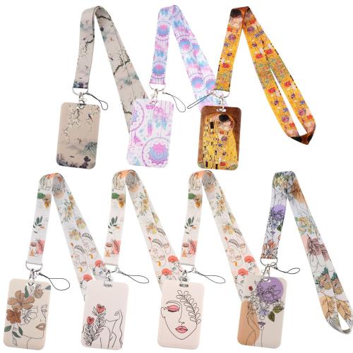 Simple Mobile Phone Lanyard Card Holder Multi-functional Bus Card Holder