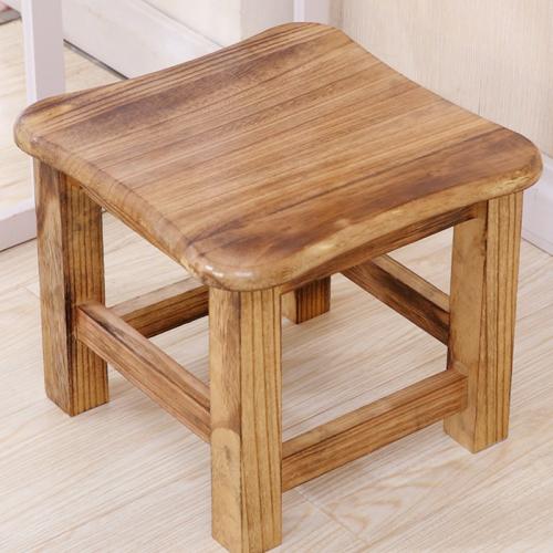 Low stool home Modern small stool solid wood home wood shoe changing stool