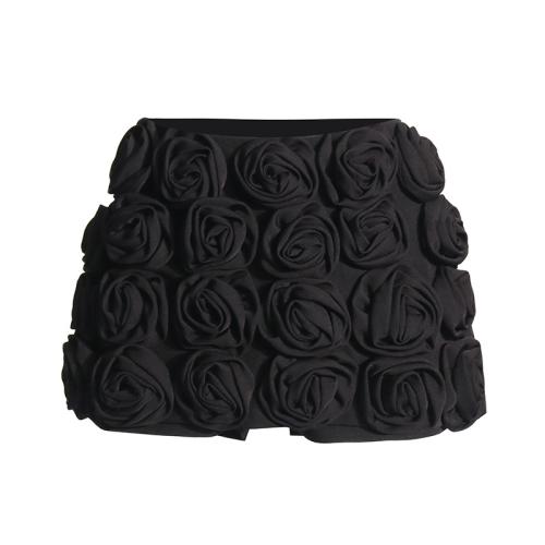 Elegant Rose Design High-Waisted Slimming Shorts For Women