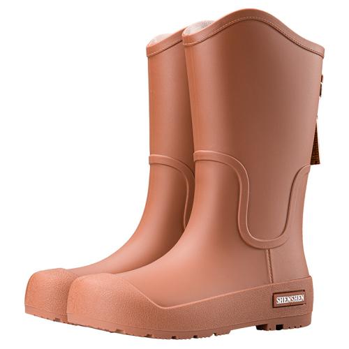 Women's Outer Rain Boots Non-slip Waterproof Soft-soled Water Shoes