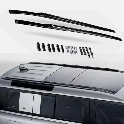 Roof Rack Fits for 20-24  Land Rover Defender 4Door Aluminum Black Roof Rails