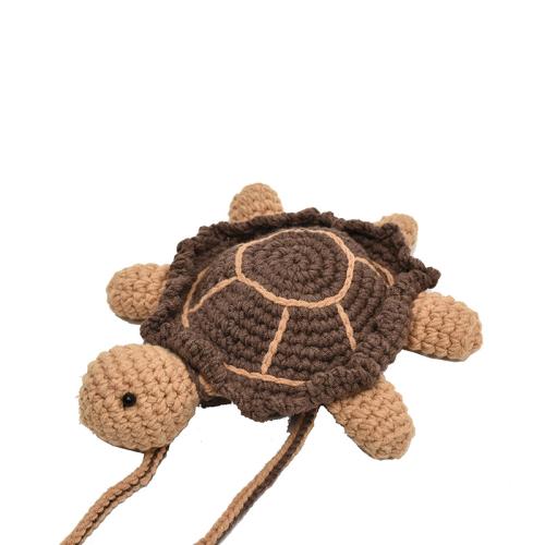 Wool Woven Turtle Bag Cute Parent-Child Turtle Bag Finished Handmade Crochet Bag