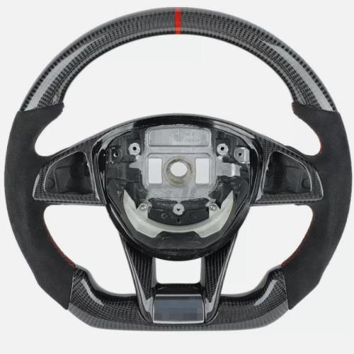 Carbon Fiber Steering Wheel Fit for Mercedes-Benz AMG GT S C SL63 SL65 A45 CLA45