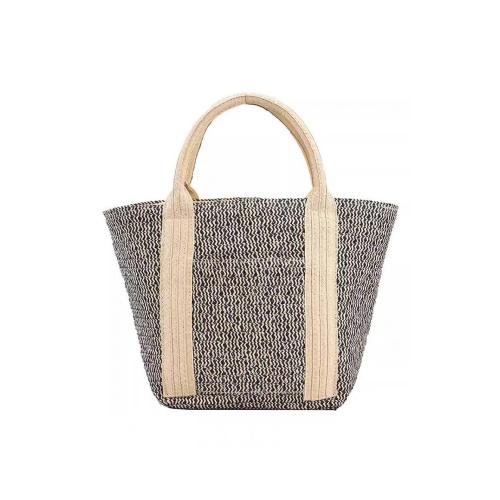 New Handbag Simple Fashion Straw Bag Woven Beach Bag Casual Bag