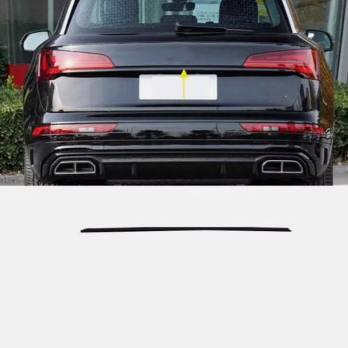 For AUDI Q5 SQ5 Sportback 2021-2024 Glossy Black Rear Trunk Lid Decor Cover Trim