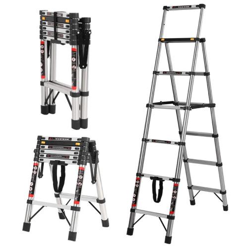 Stainless Steel foldable Step Ladder durable & stretchable PC