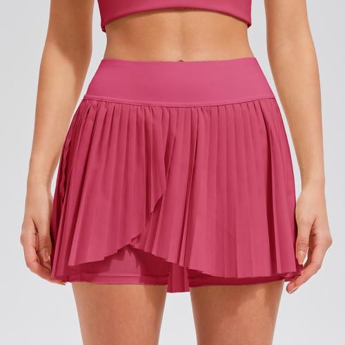 High Waist Yoga Sports Skirt Pleated Quick-drying Running Fitness Tennis Skirt