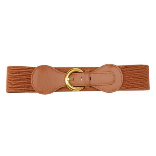 Women's Vintage Pin Buckle Decorative Coat Belts All-match Simple Elastic Stretch Waist Belt