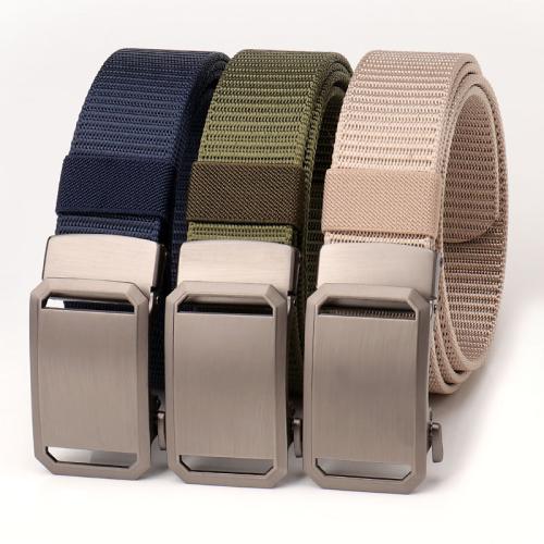 New Tactical Belt Men's and Women's Alloy Buckle All-match Canvas Nylon Belt