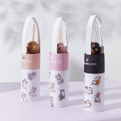 Anti-UV Umbrella Cute Cat Claw Handle Cartoon Three-fold Umbrella