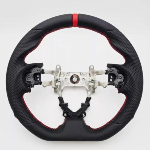 Sports Black Leather 3D RED Steering Wheel for 2012-2015 HONDA CIVIC Gen9 SI New