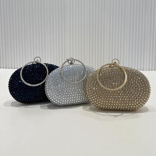 Polyester Easy Matching Clutch Bag with rhinestone Rhinestone PC