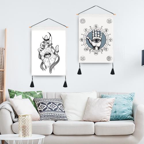 Polyester and Cotton Wall-hang Paintings for home decoration PC