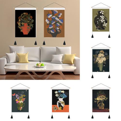 Polyester and Cotton Wall-hang Paintings for home decoration PC