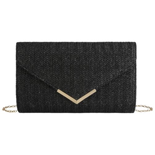 Straw Envelope & Easy Matching & Weave Clutch Bag PC