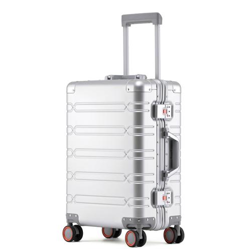 All aluminum alloy suitcase boarding suitcase password suitcase large capacity