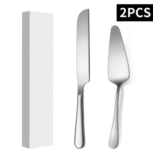 Stainless steel cake knife and shovel set pizza cheese bread knife baking tools