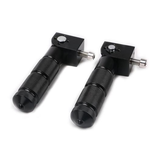 Motorcycle aluminum pedal rear foot support folding support rod 8MM universal