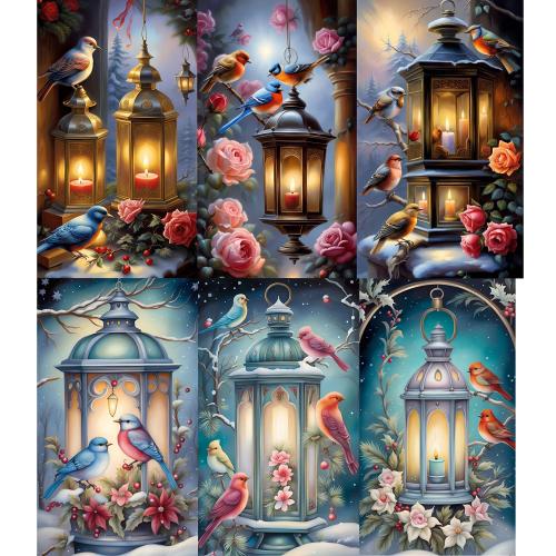 Canvas & Resin Rhinestones DIY Diamond Painting for home decoration & without frame Lot