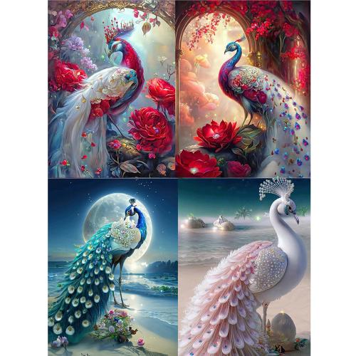 Canvas & Resin Rhinestones DIY Diamond Painting for home decoration & without frame Lot