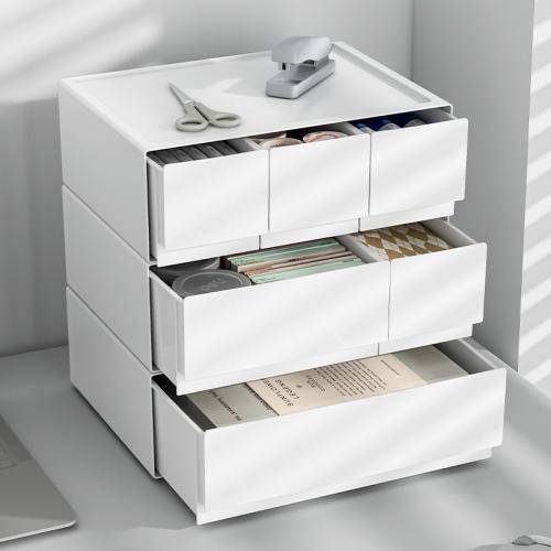 Hanches & Polypropylène-PP Boîte de stockage Solide Blanc pièce