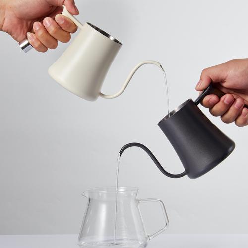 304 Edelstahl & Massive Wood Kaffeekanne, Solide, mehr Farben zur Auswahl,  Stück