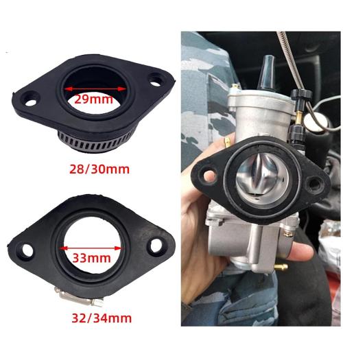 Motorcycle modified PWK28303234 carburetor interface glue PE28 CVK PZ OKO manifold pipe