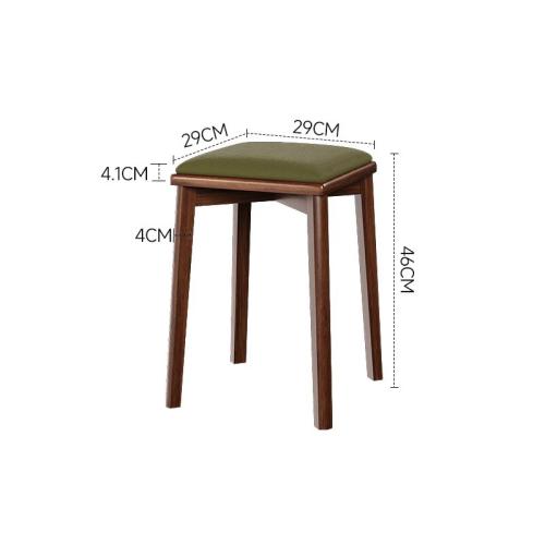 Solid Wood & Corduroy Stool Sponge PC
