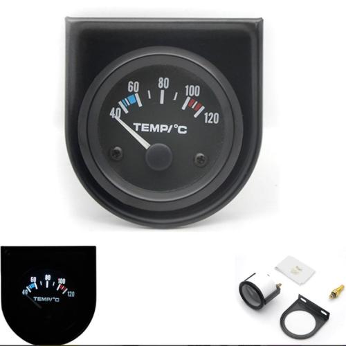 Car Gauge 2inch 52mm Water Temp Oil Temp Oil Press Fuel Volts Oil Press kg Ammeter Gauge Black Shell
