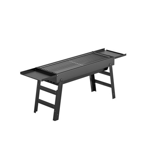 Stainless Steel & Iron thermostability & foldable BBQ Rack black PC