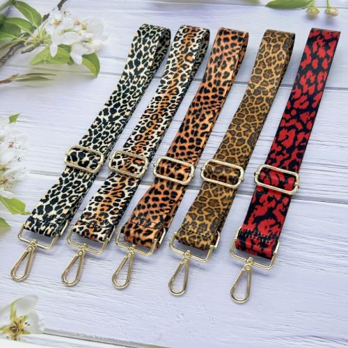 Metal & Polyester Straps adjustable printed leopard PC