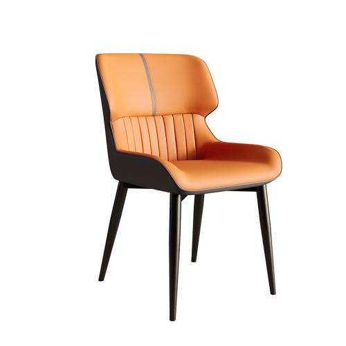 Iron & PU Leather Casual House Chair durable PC