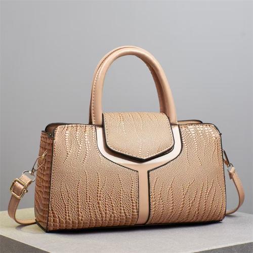 PU Leather Easy Matching Shoulder Bag large capacity crocodile grain PC