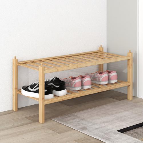 Multi-layer Flower Rack Bamboo Shoe Rack Simple Multi-functional Storage Rack