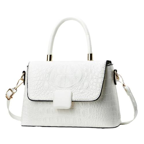 PU Leather Easy Matching Handbag crocodile grain PC