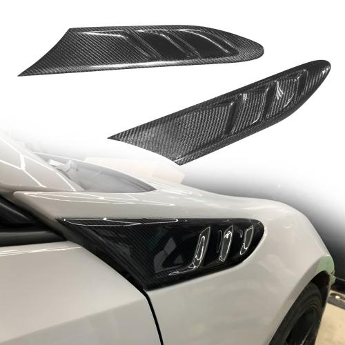 Real Carbon Fiber Fender Fin Vent For Subaru BRZ Toyota 86 Scion FR-S 2012-2020